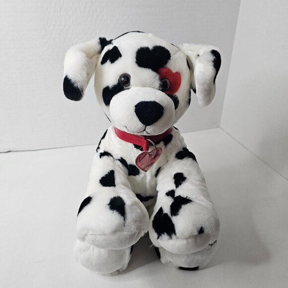 Build A Bear Dalmatian Heart Dog Plush Puppy Stuffed Animal Toy 2009 - Picture 2 of 12
